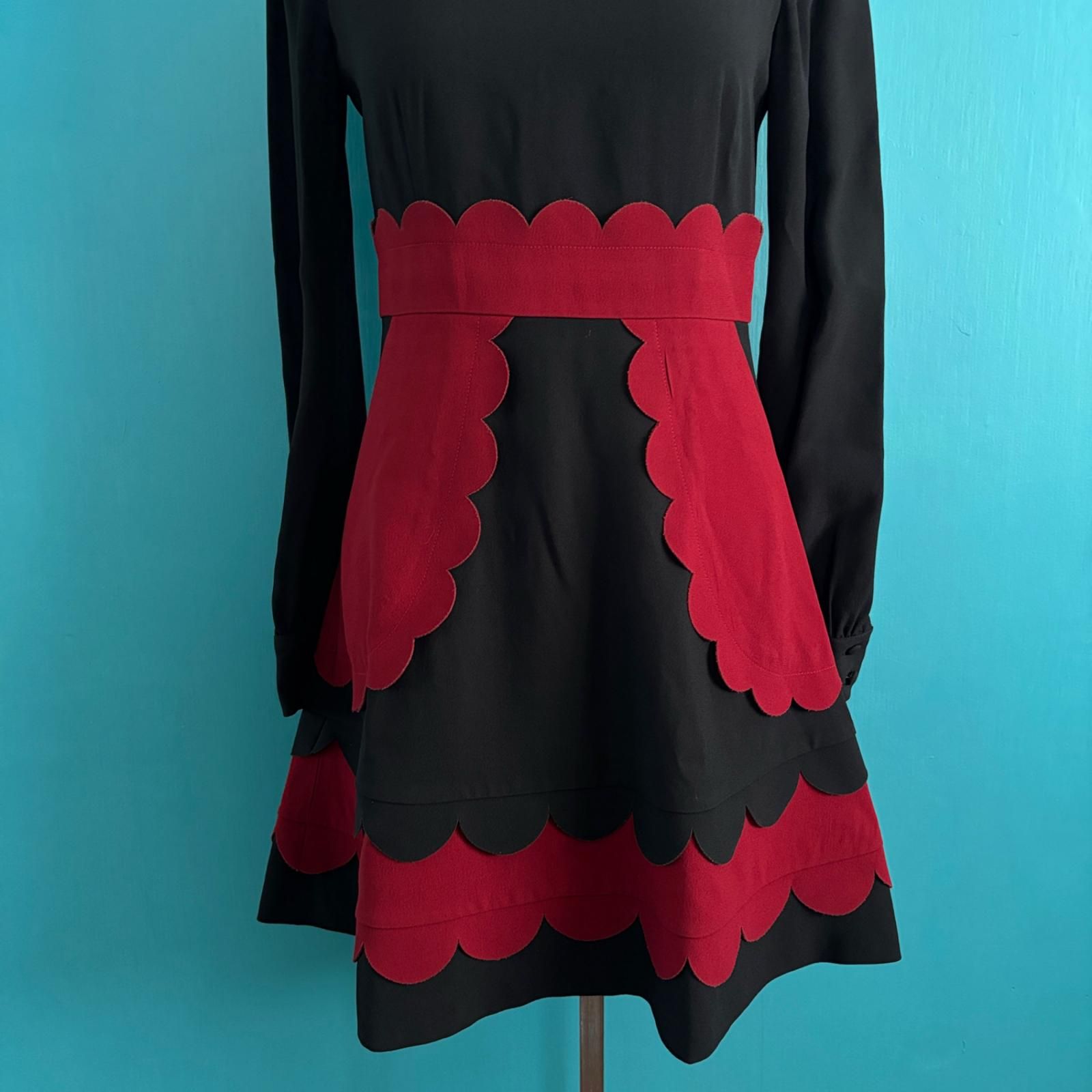 1073 RED VALENTINO レッドヴァレンティノ 膝丈ワンピース 1073 RED VALENTINO レッドヴァレンティノ 膝丈ワンピース