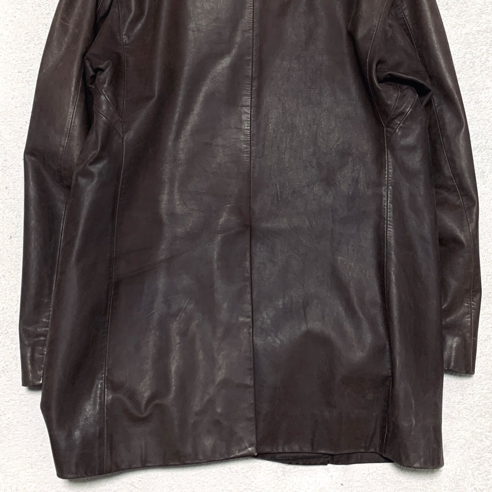 KATHARINE HAMNETT LONDON レザーコート トレンチコート バルマカーン