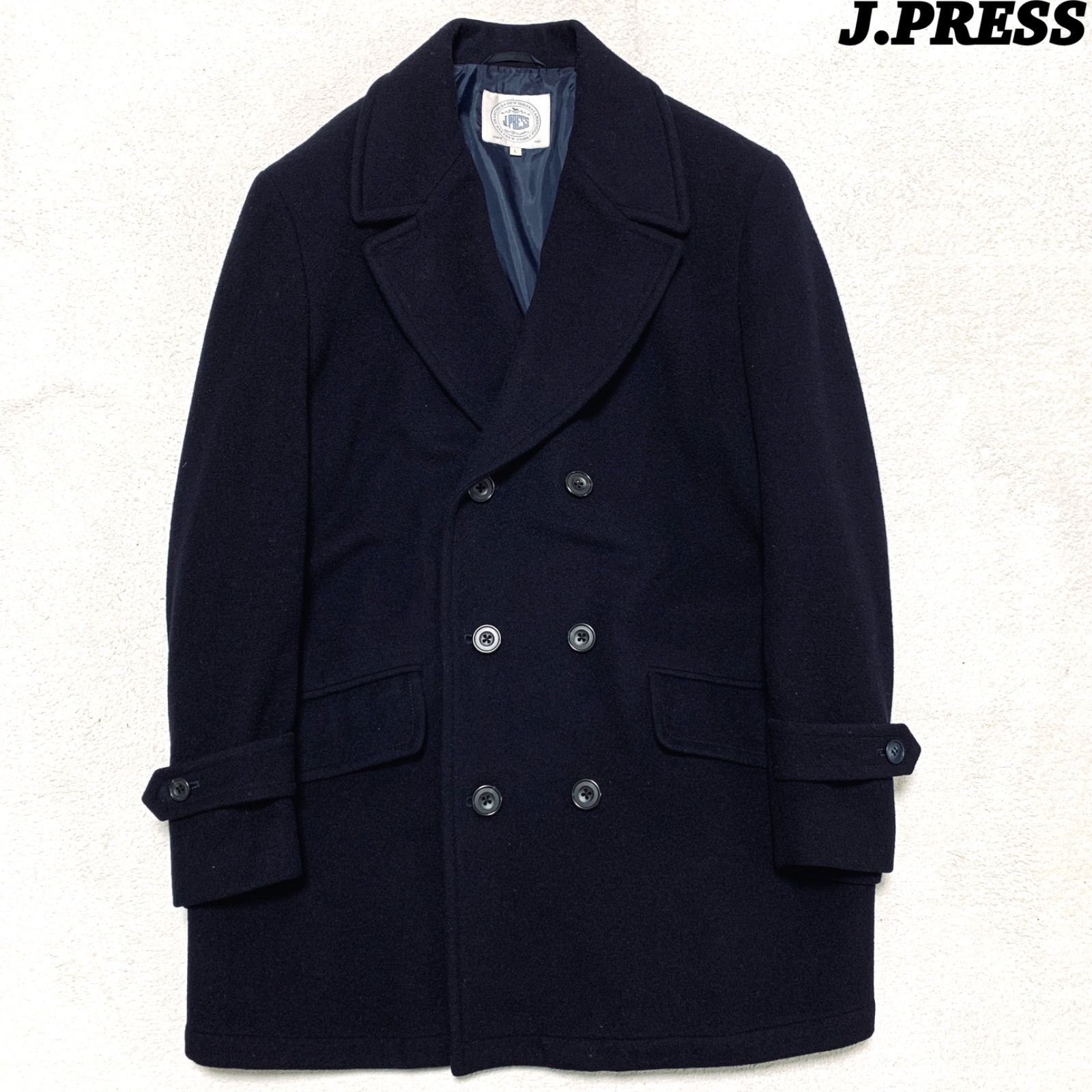 J.PRESS ピーコート Pコート ウールコート ダブルブレスト オンワード