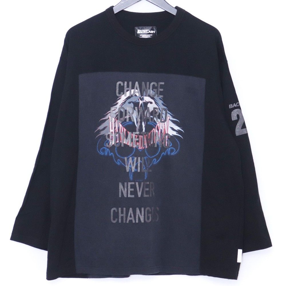 【美品】ISAMU KATAYAMA BACKLASH　スタンドカラーシャツ　Ｍ ISAMU KATAYAMA BACKLASH REVERSE LEATHER SHIRT / DOUBLE DYED - JP