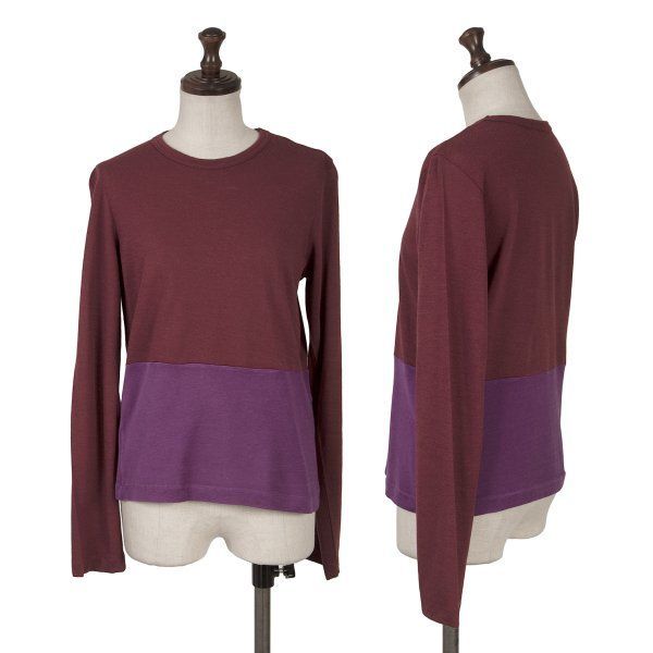 トリココムデギャルソンtricot COMME des GARCONS 異素材バイカラー