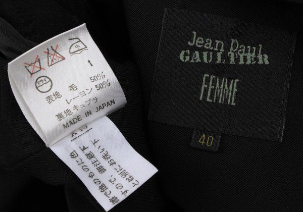 ジャンポールゴルチエ ファムJean Paul GAULTIER FEMME ウールレーヨン