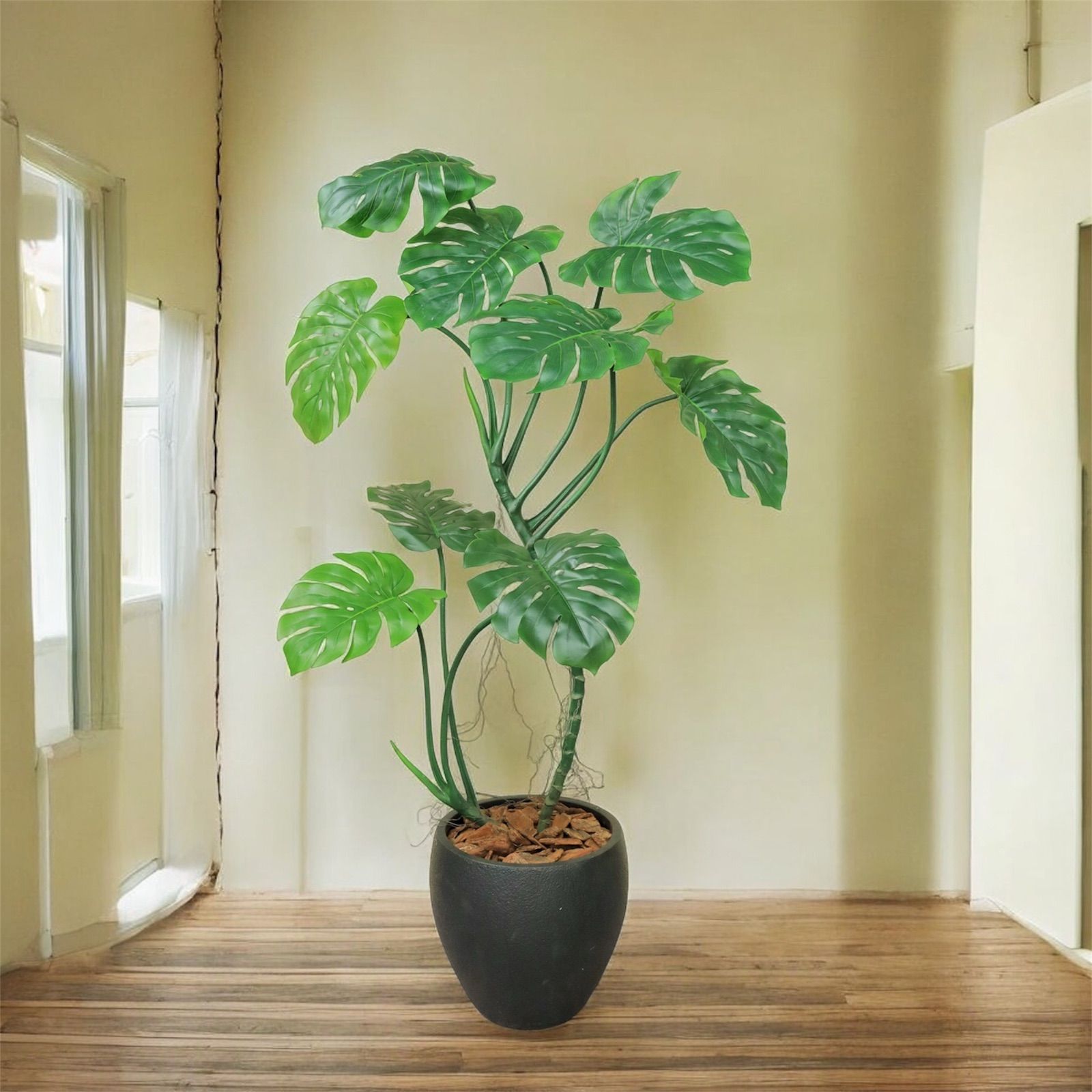 光触媒 人工観葉植物 ウォールグリーン フェイクグリーン モンステラ