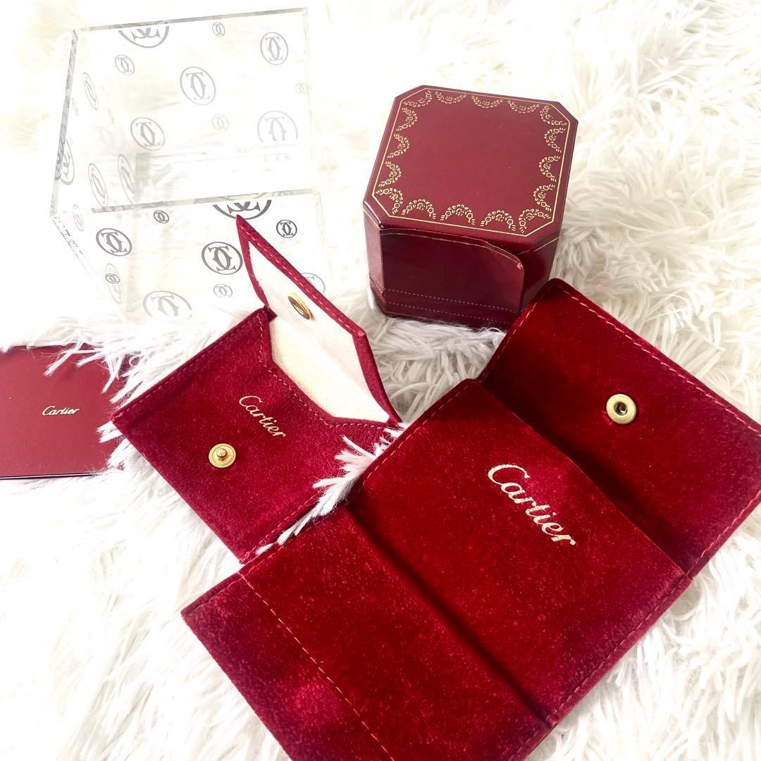 カルティエ Cartier ジュエリーボックス アクセサリーケース レッド