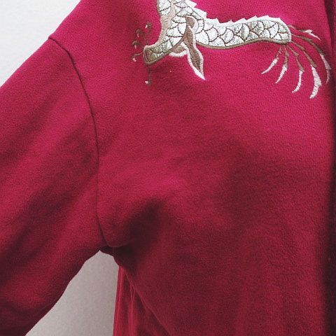 ヴィヴィアンタム VIVIENNE TAM 長袖 パーカー ジャケット 38 ボルドー