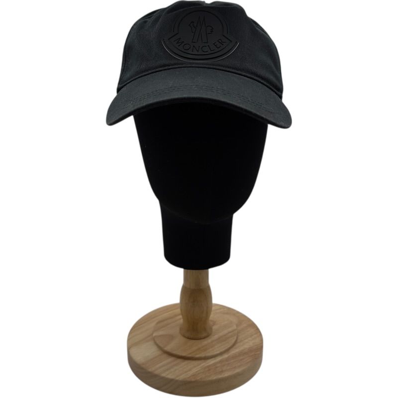 モンクレール MONCLER ラバーロゴベースボールキャップ ブラック