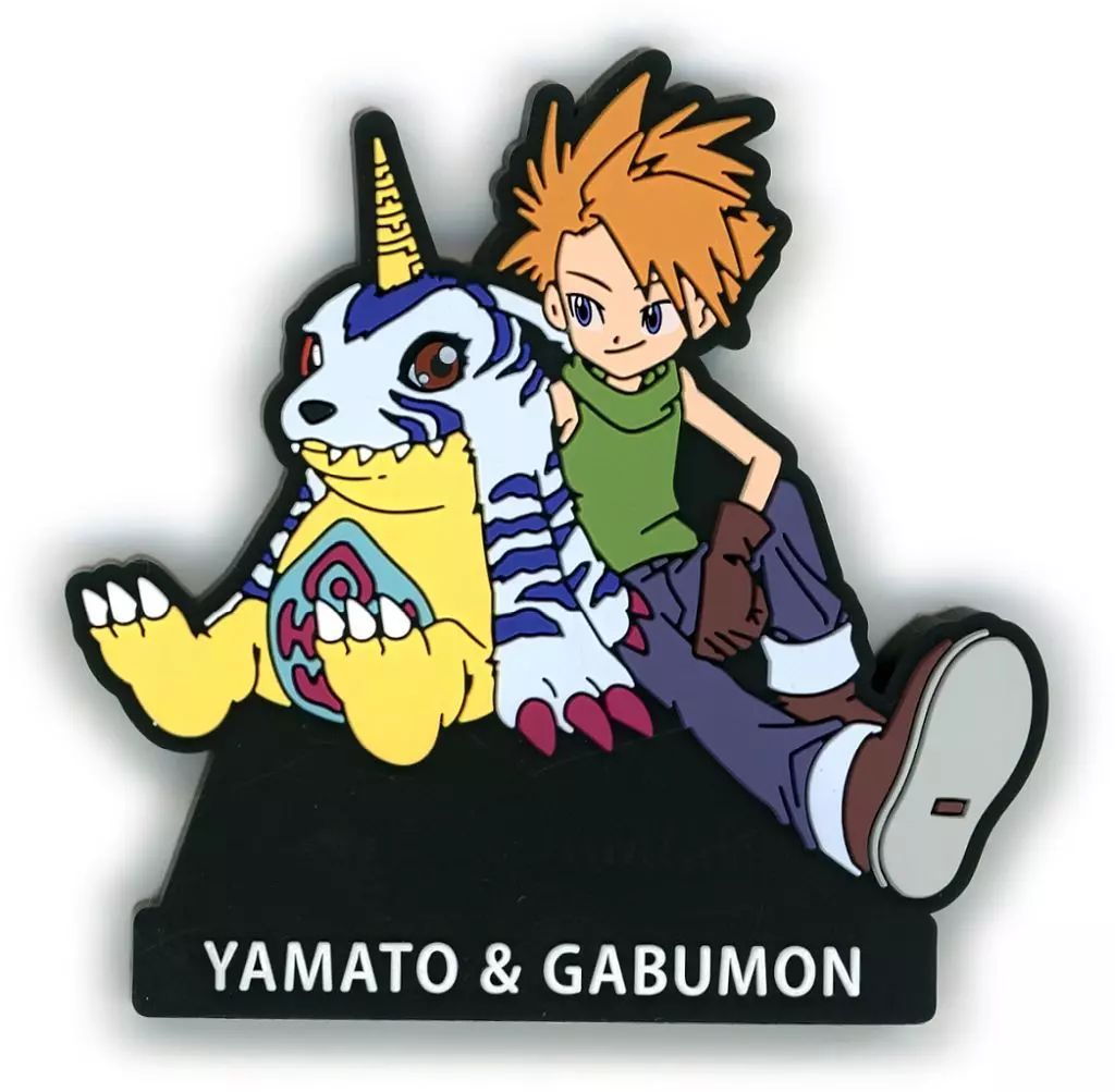 中古】雑貨 石田ヤマト＆ガブモン ラバースタンド 「一番くじ