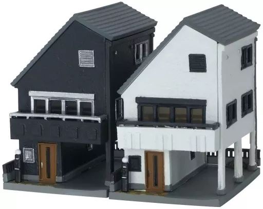 中古】鉄道模型 1/150 狭小住宅A5 「ジオコレ 建物コレクション 016-5
