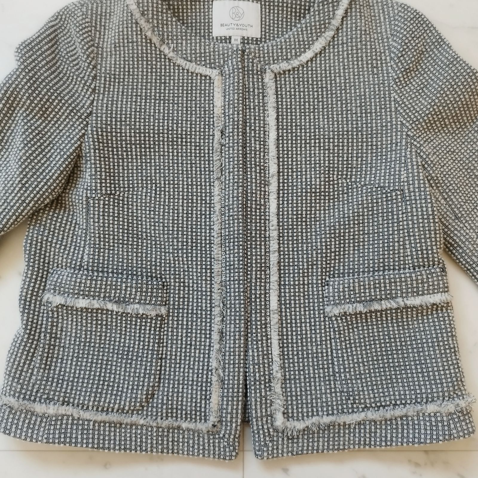 ビューティアンドユース ユナイテッドアローズ】ツイードスーツ