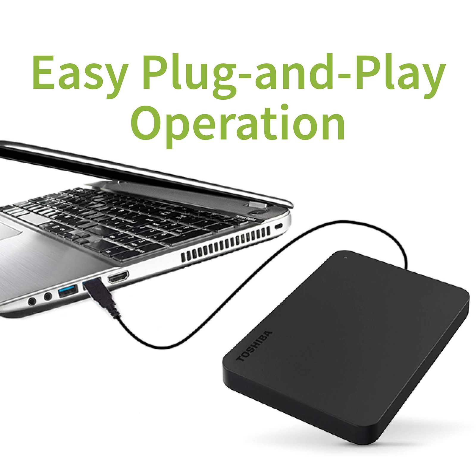 TOSHIBA】 HDTB520AK3AA 2TB USB3.0対応 / ポータブルHDD - メルカリ