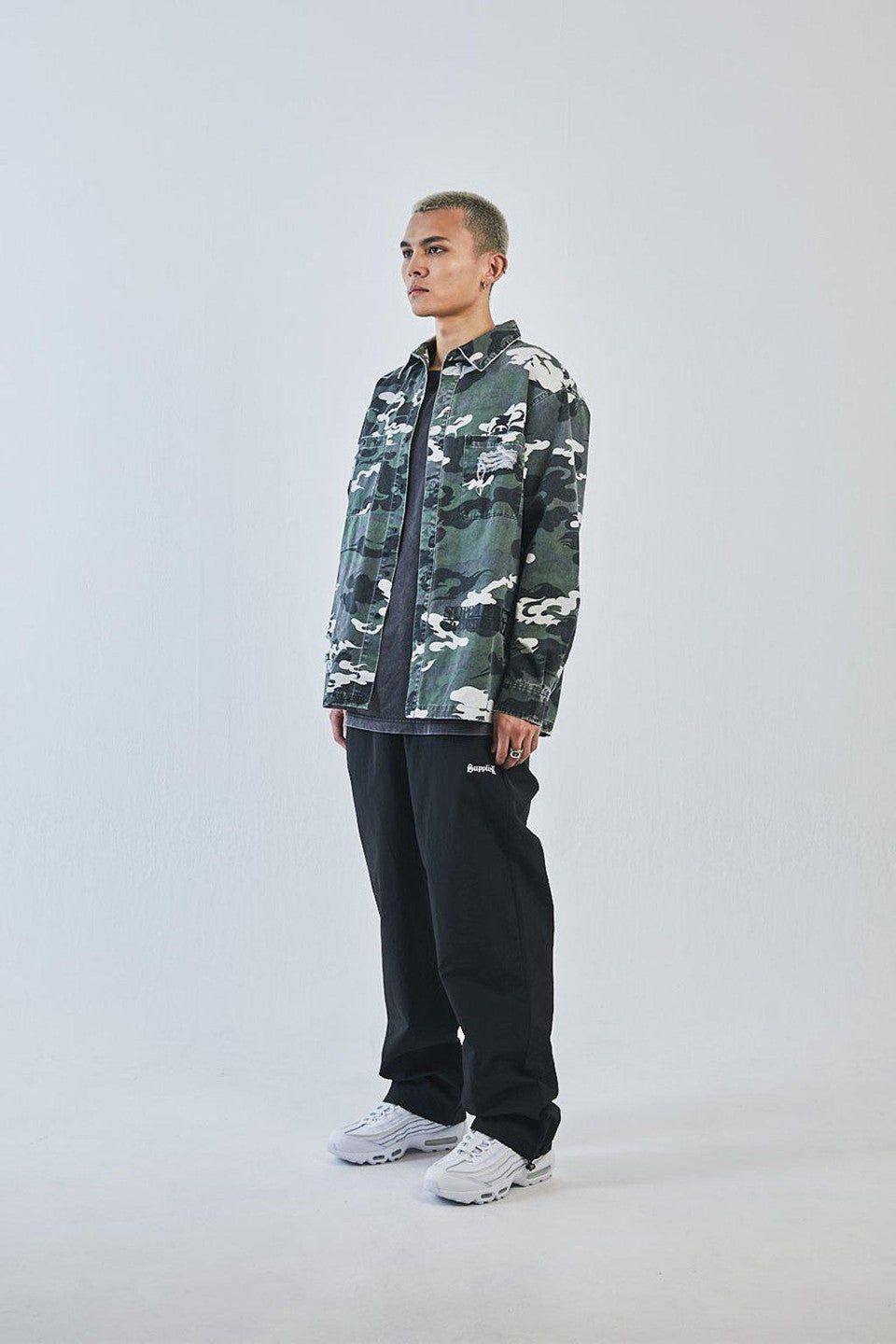 SUPPLIER｜DISTRESSED KEMURI CAMO SHIRT - メルカリ