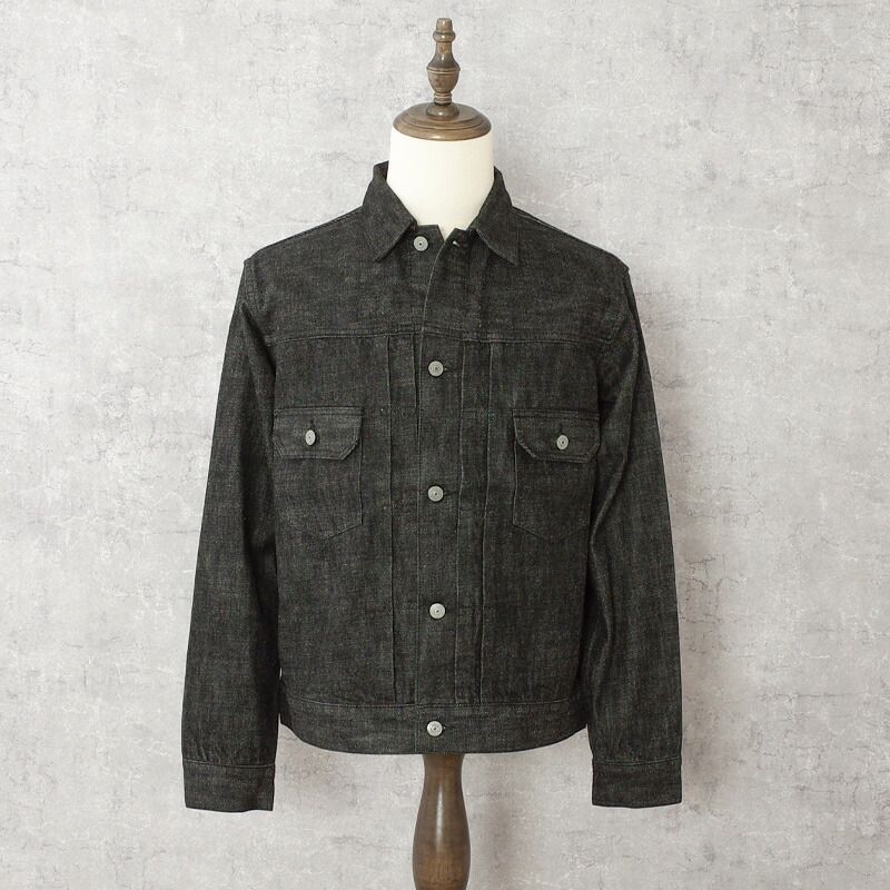 13.5oz デニムジャケット 2ndモデル #JJ390YNブルー ブラック 13.5 