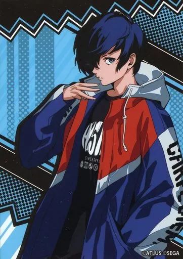 中古】キャラカード 主人公(ペルソナ3 男/等身) 「ペルソナ 25周年