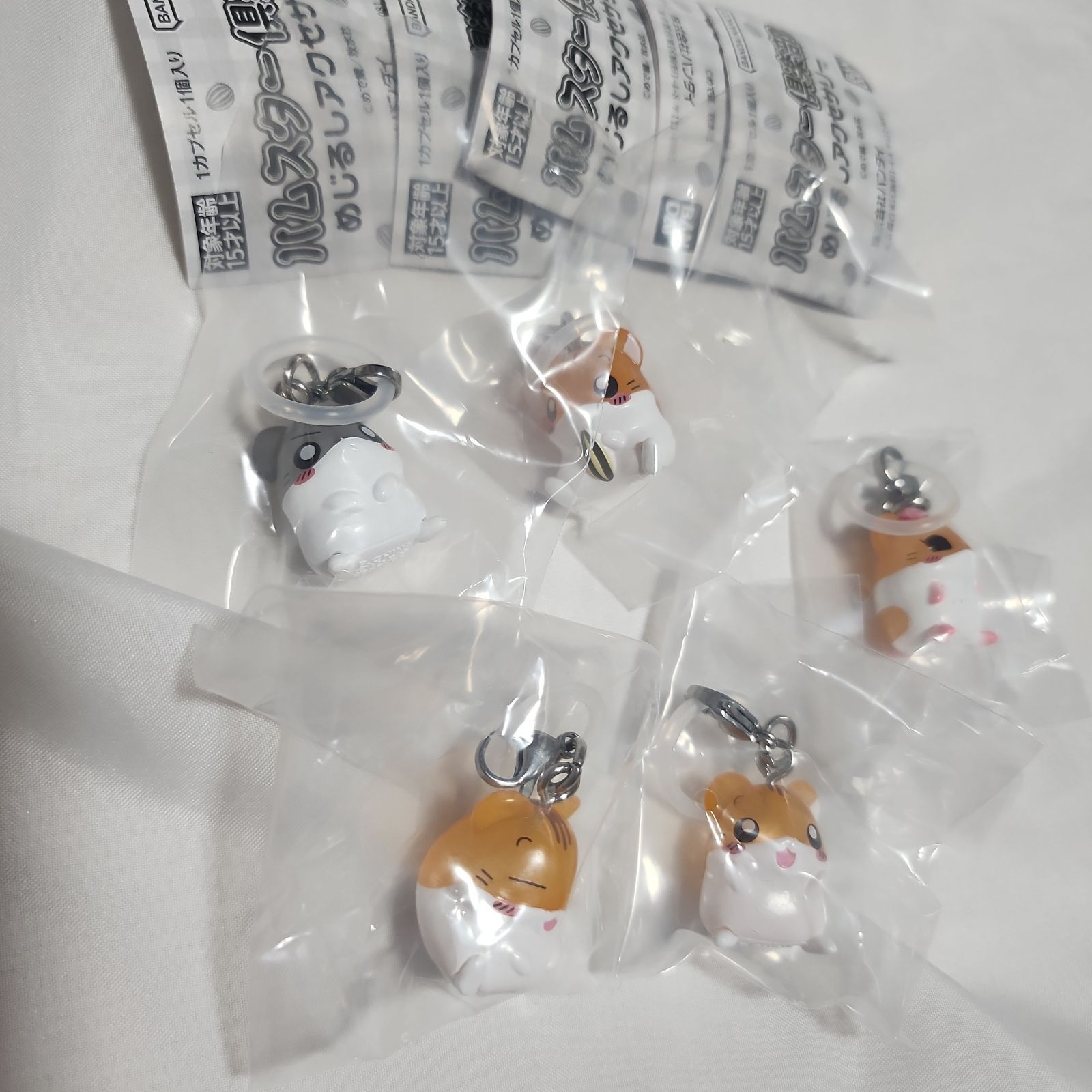 ④ 全5種 コンプ ハムスター倶楽部 めじるしアクセサリー ガチャ