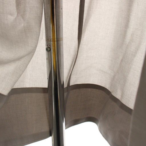 ソージュ SOEJU ロングシャツワンピース ミモレ ロング 半袖 M グレー