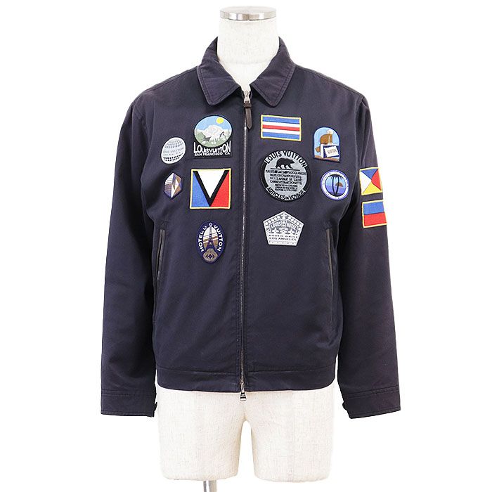 LOUIS VUITTON ルイ・ヴィトン ブルゾン コットン × シルク マルチ