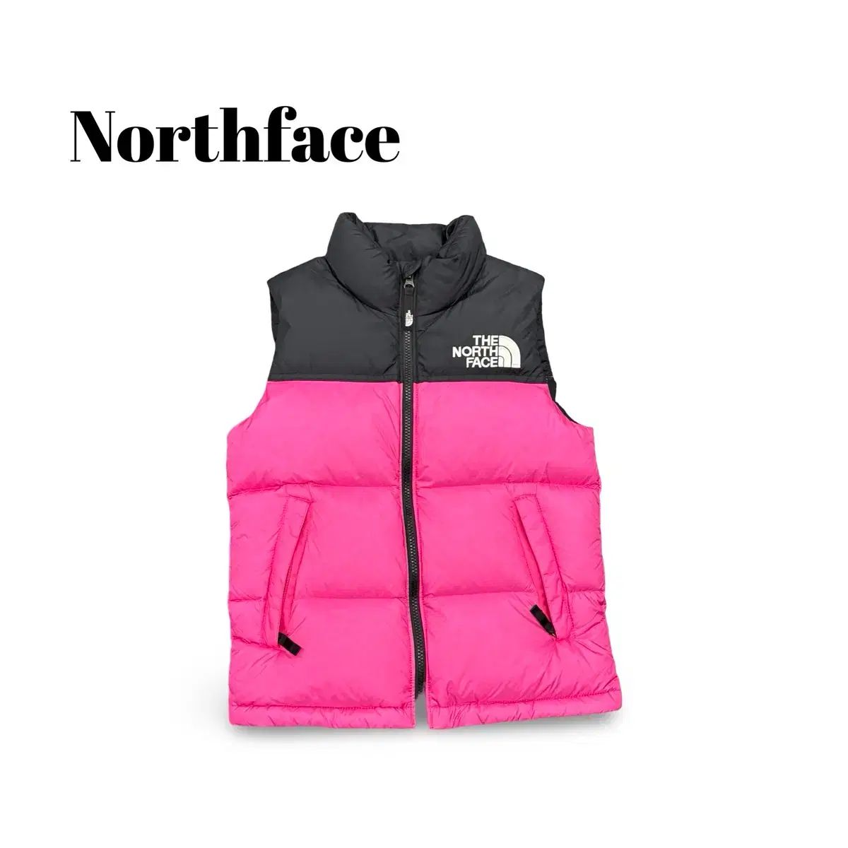 44)ザノースフェイス ピンク ダウンベスト - メルカリ