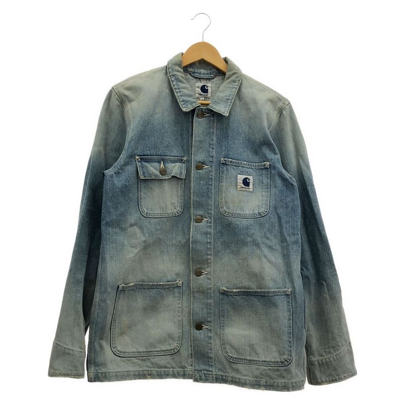 中古】Carhartt×Ron Herman デニムカバーオール M ライトブルー