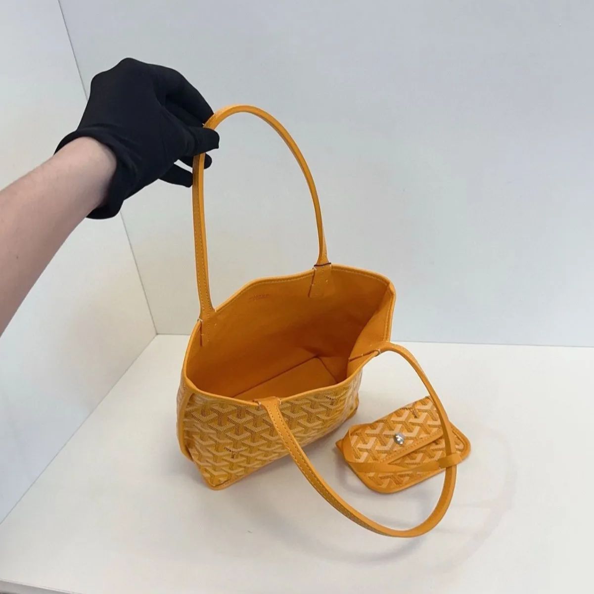 GOYARD】 ゴヤール ANJOU MINI アンジュミニ トートバッグ イエロー