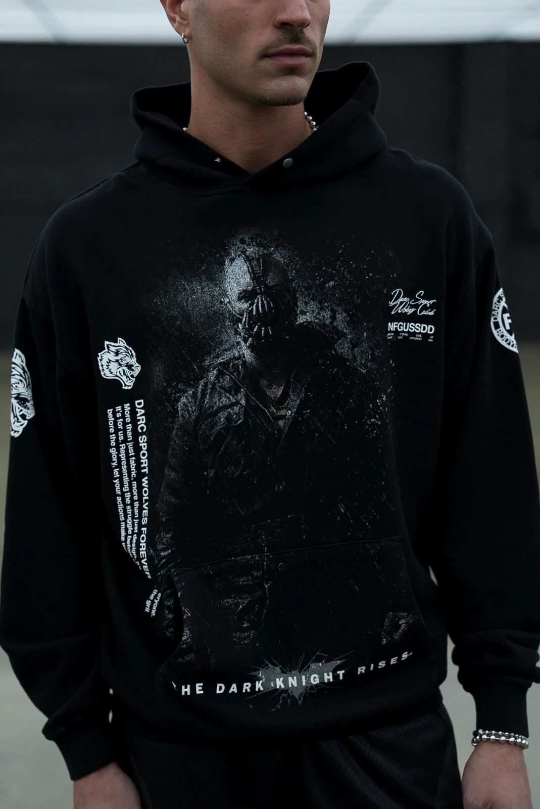 Darc Sport BATMAN LEAGUE OF SHADOWS RISE AGAIN V2 PIERCE HOODIE