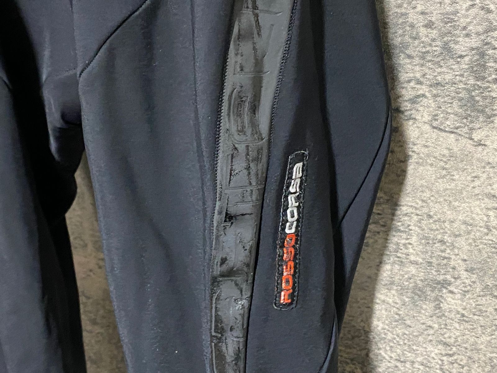 JV450 カステリ CASTELLI ロッソコルサ ROSSO CORSA ビブタイツ 黒 S