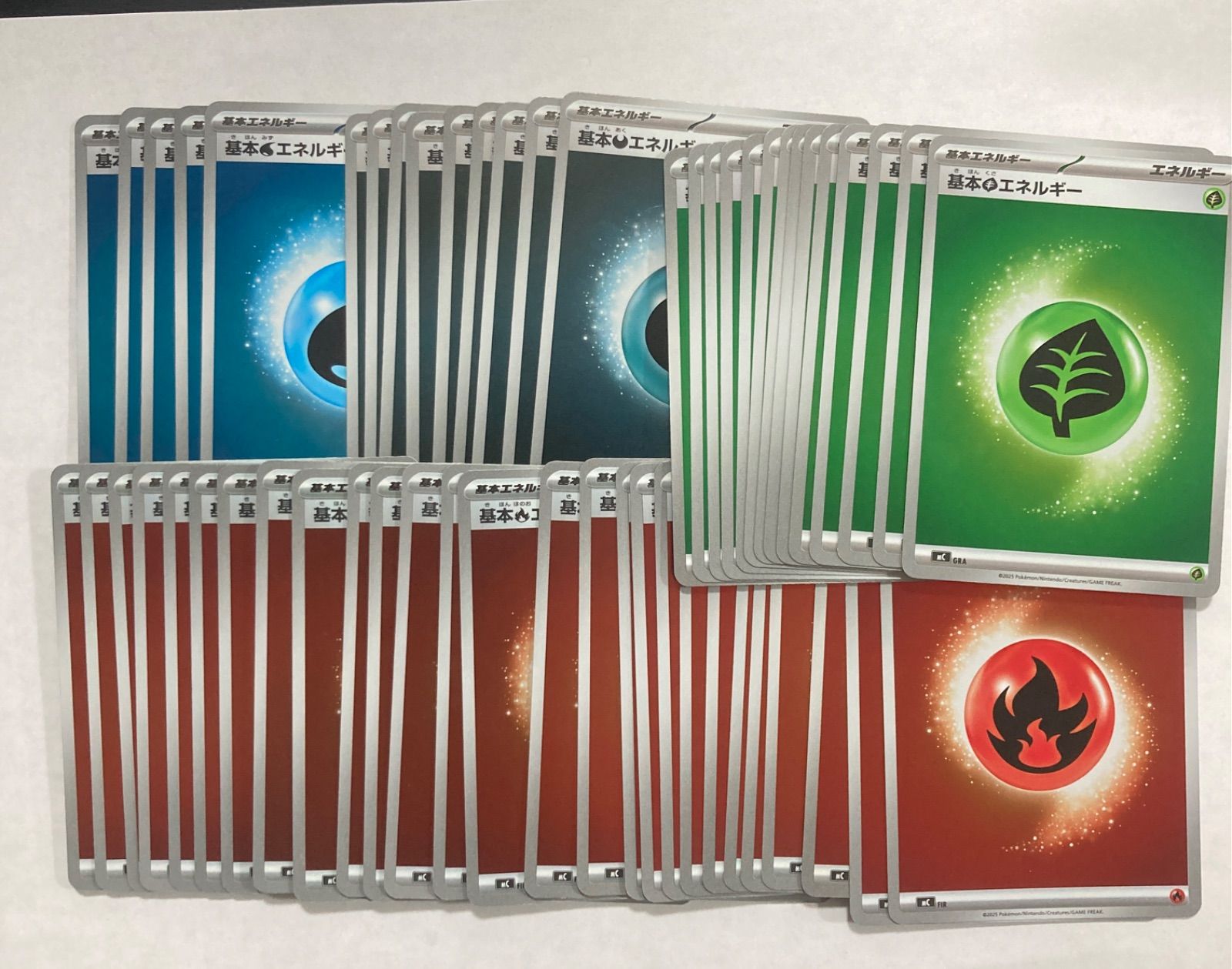 スタートデッキ100 基本エネルギーミラー仕様 バラ売り用 Pokemon