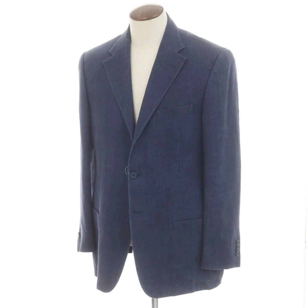 中古】コルネリアーニ CORNELIANI リネン テーラードジャケット
