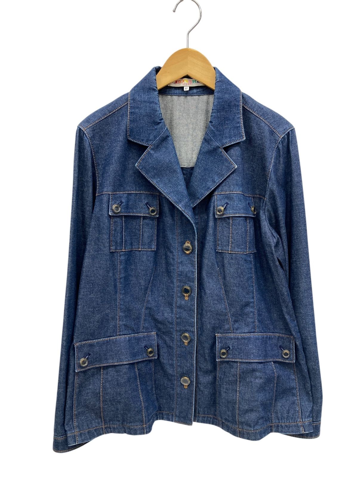 LEONARD (レオナール) SPORT デニムジャケット 42 インディゴ
