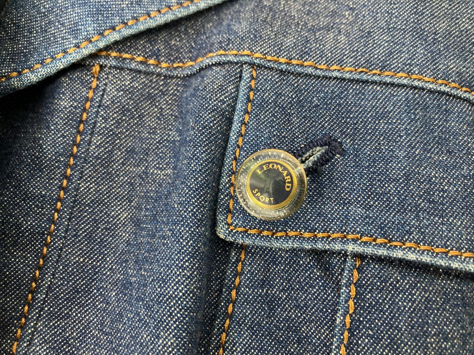 LEONARD (レオナール) SPORT デニムジャケット 42 インディゴ