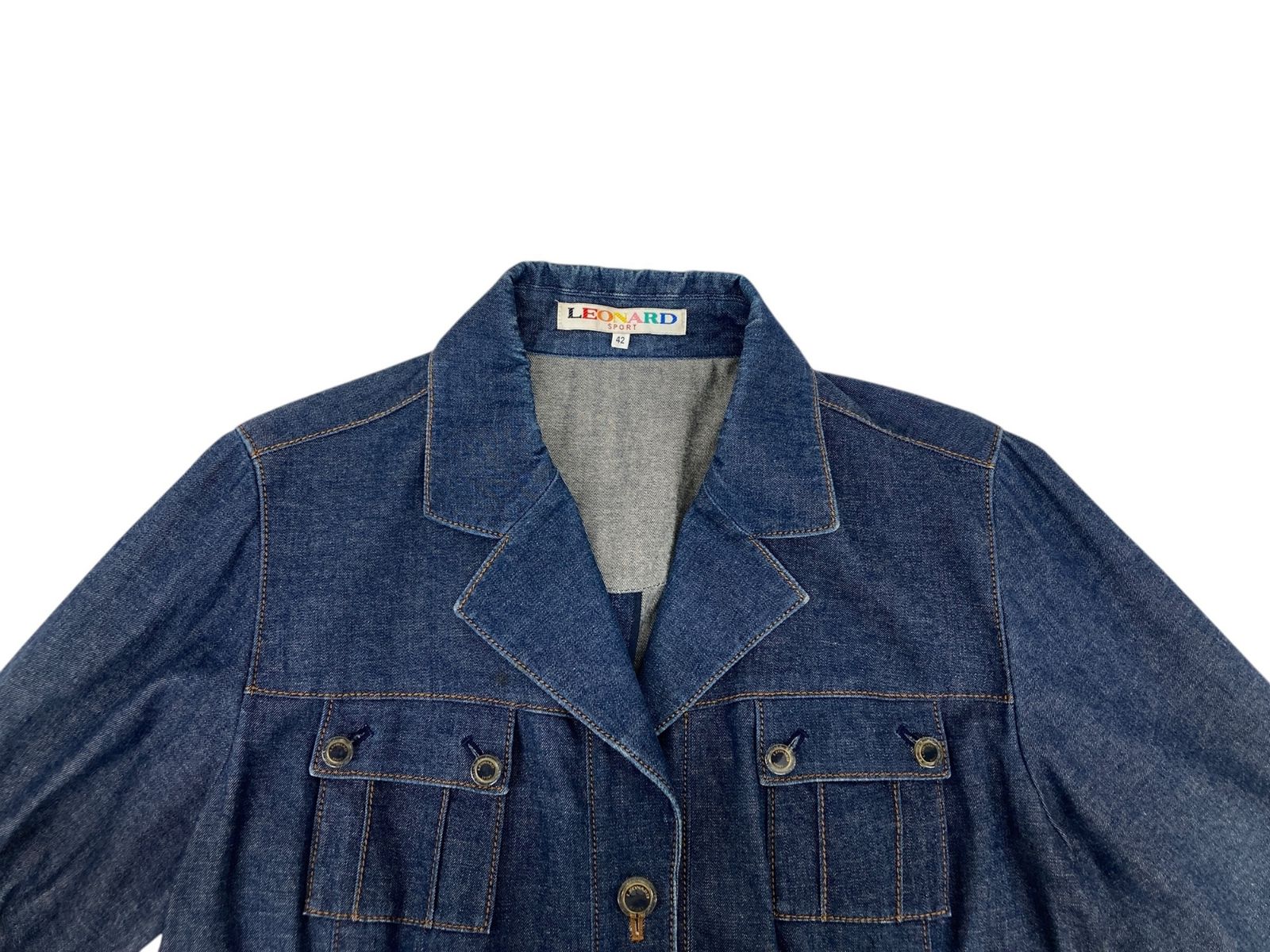 LEONARD (レオナール) SPORT デニムジャケット 42 インディゴ