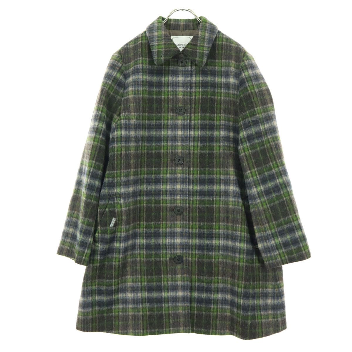 美品 Mademoiselle NON NON マドモアゼルノンノン 日本製 チェック柄