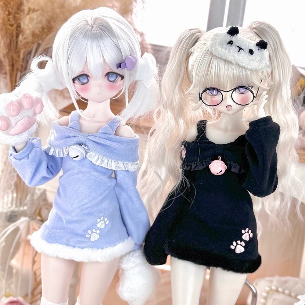1/4 海外ディーラー製 ドール服 MDD トップス ねこ 球体関節人形-C1209