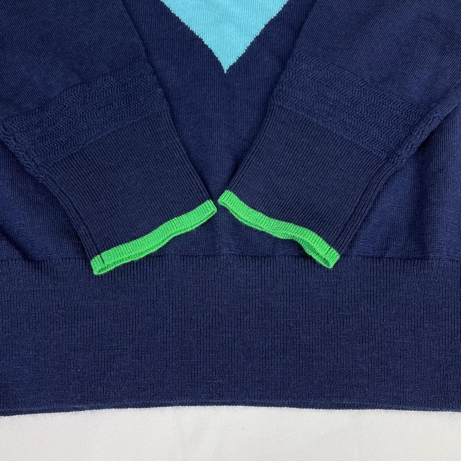 中古 レディース ジーフォア G/FORE セーター S ネイビー ハーフジップ