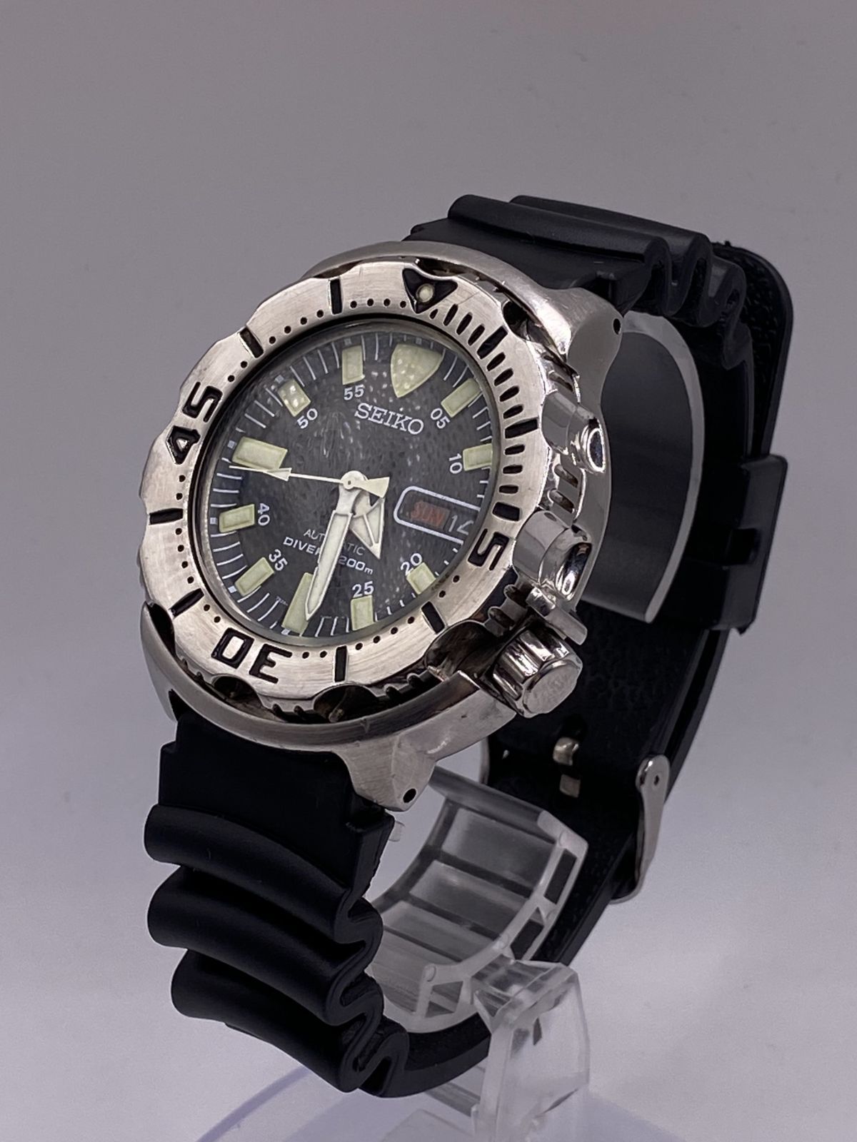 セイコー ブラックモンスター 7S26-0350 SKX779 ダイバーズ 美品 