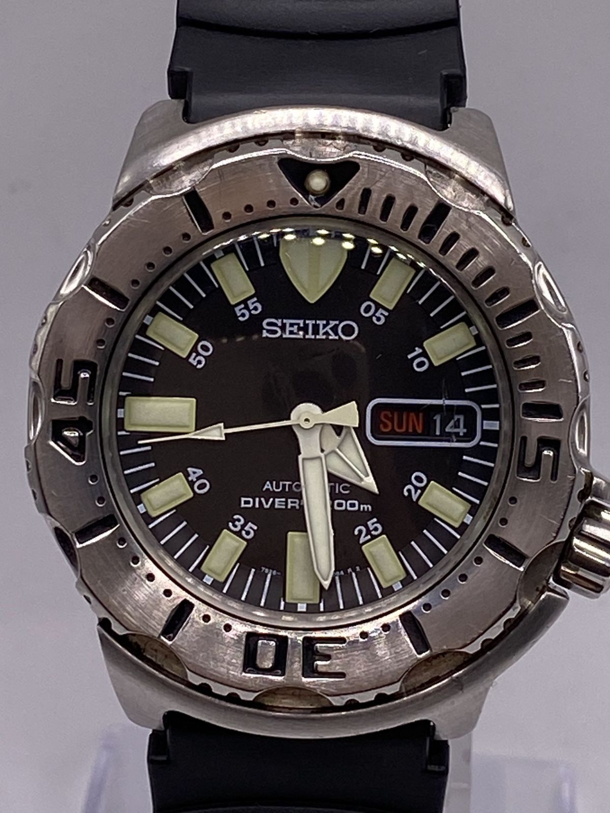 セイコー ブラックモンスター 7S26-0350 SKX779 ダイバーズ 美品 