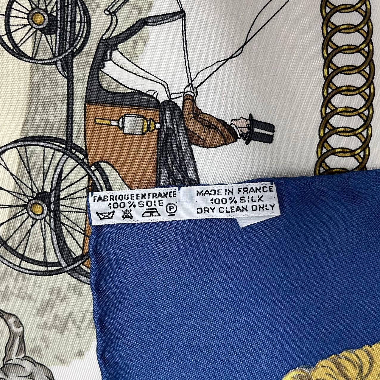 新品同様 HERMES エルメス スカーフ シルク カレ90 LA PROMENADE DE