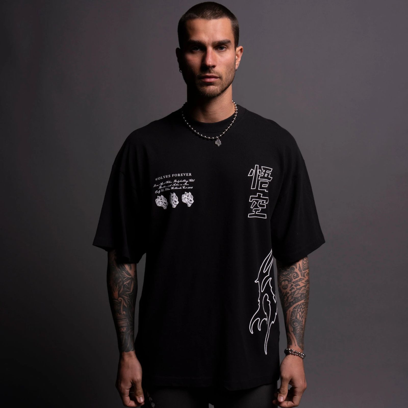 Darc Sport DRAGON BALL Z GOKU PREMIUM OVERSIZED TEE BLACK M ダルク