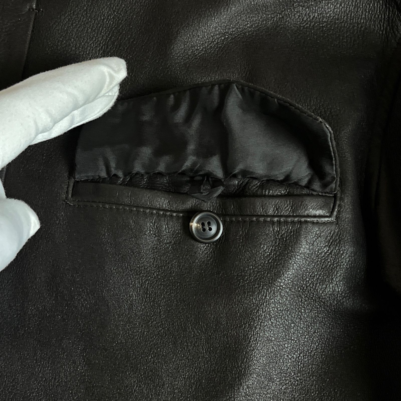 ISSEY MIYAKE - HAI sporting gear ISSEY MIYAKE レザージャケットの 