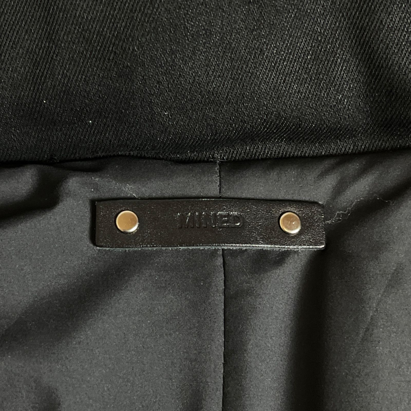 2023AW】MINEDENIM Twist Denim Big Military CT ブラック マイン