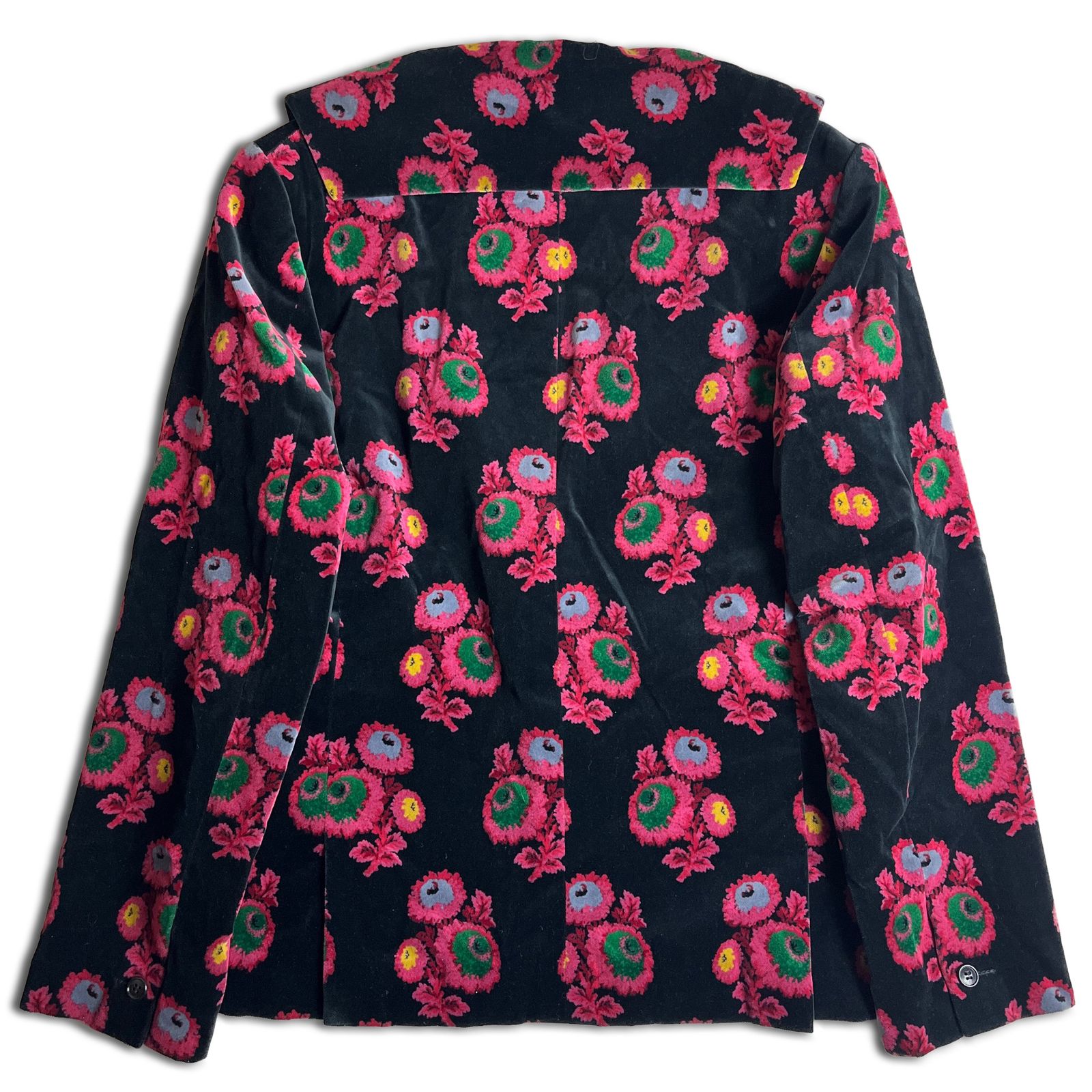 極美品】COMME des GARCONS ベロア フラワー 総柄 テーラード