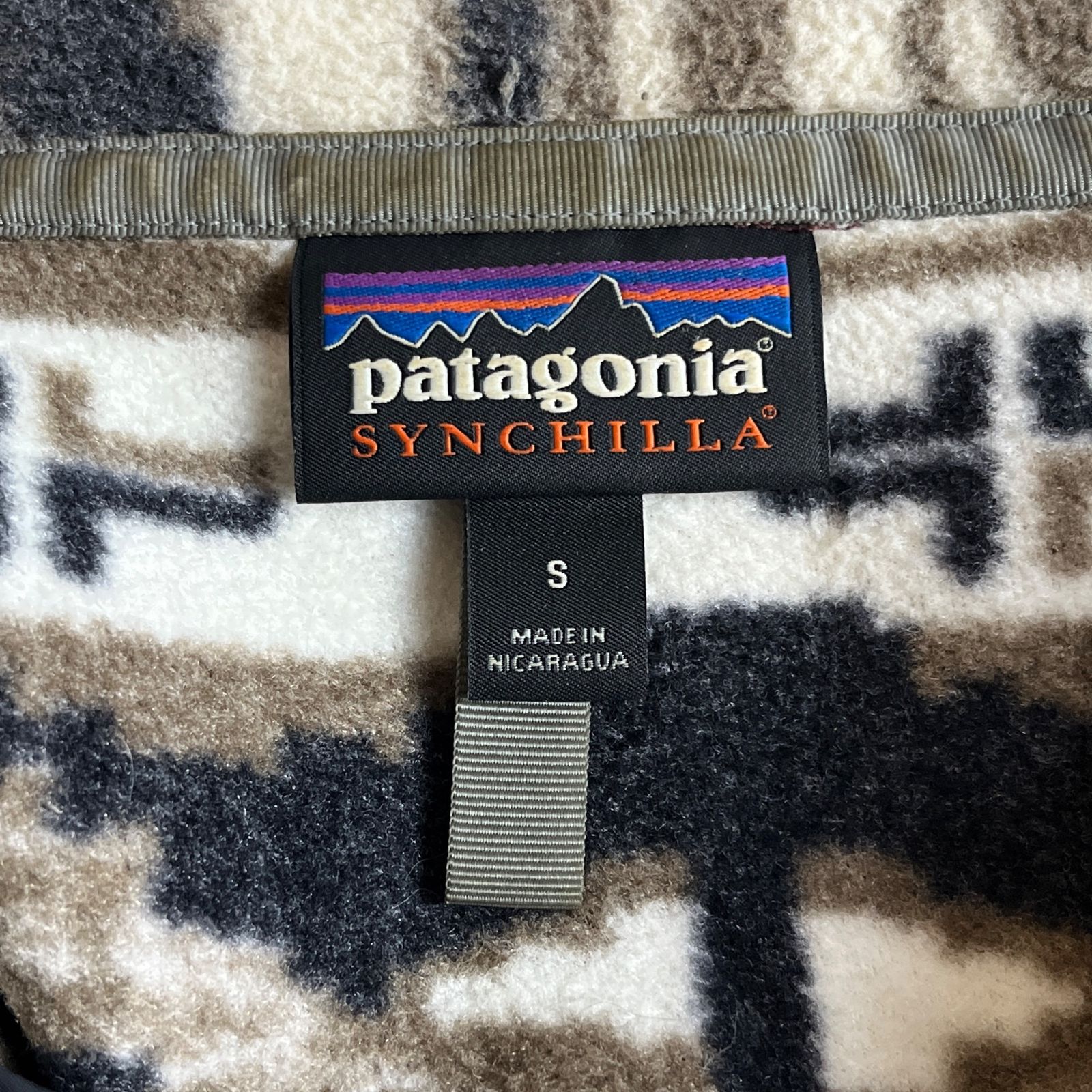 Patagonia ネイティブ柄 スナップT 総柄 フリース パタゴニア 