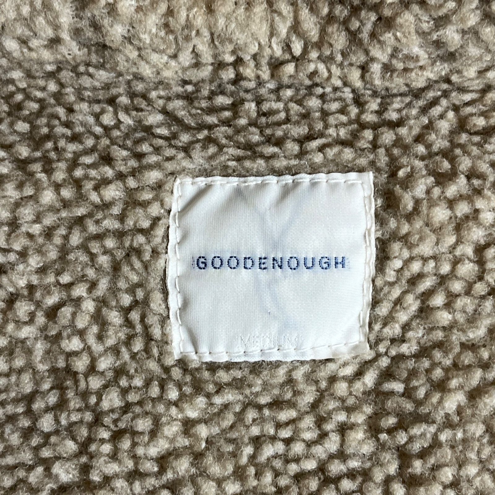 GOOD ENOUGH コーデュロイ ボアジャケット サンドベージュ