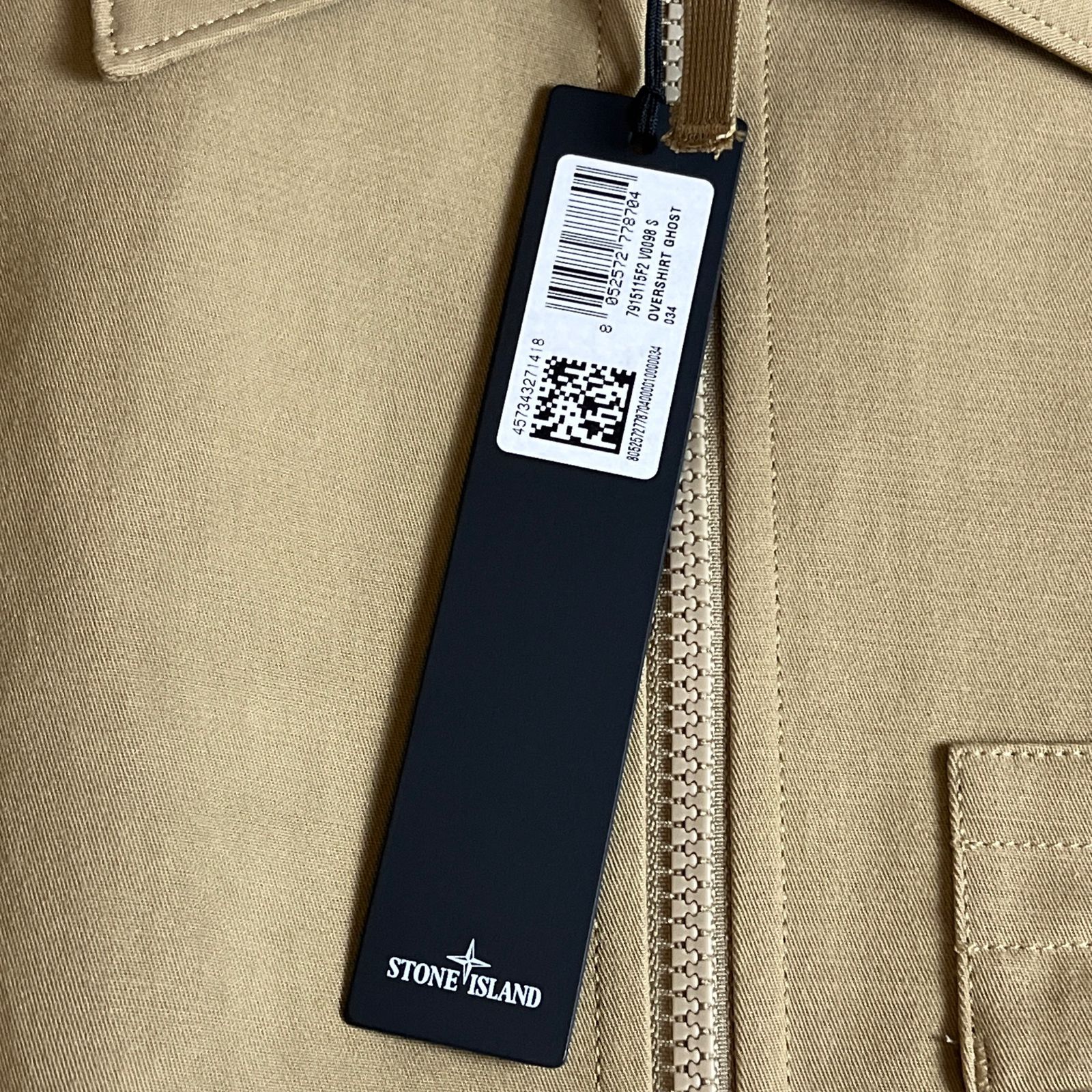 未使用品 鑑定済み】STONE ISLAND 23AW Ghost Piece オーバーシャツ 