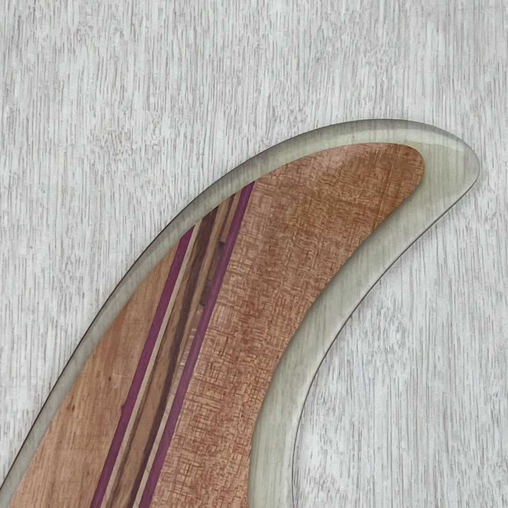 新品】ロングボードフィン Rainbow fin DOG HOUSE 9.75 Wood