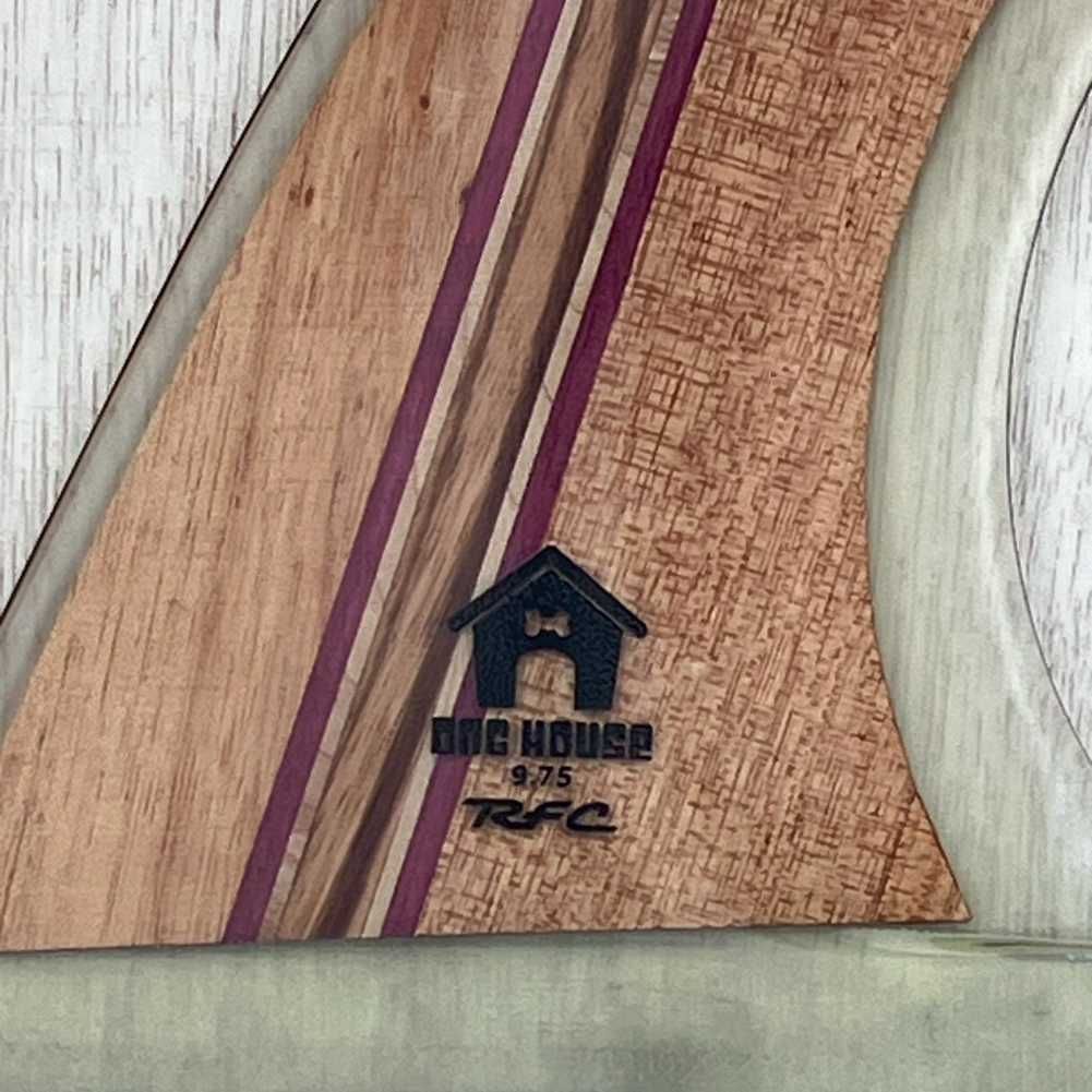 新品】ロングボードフィン Rainbow fin DOG HOUSE 9.75 Wood