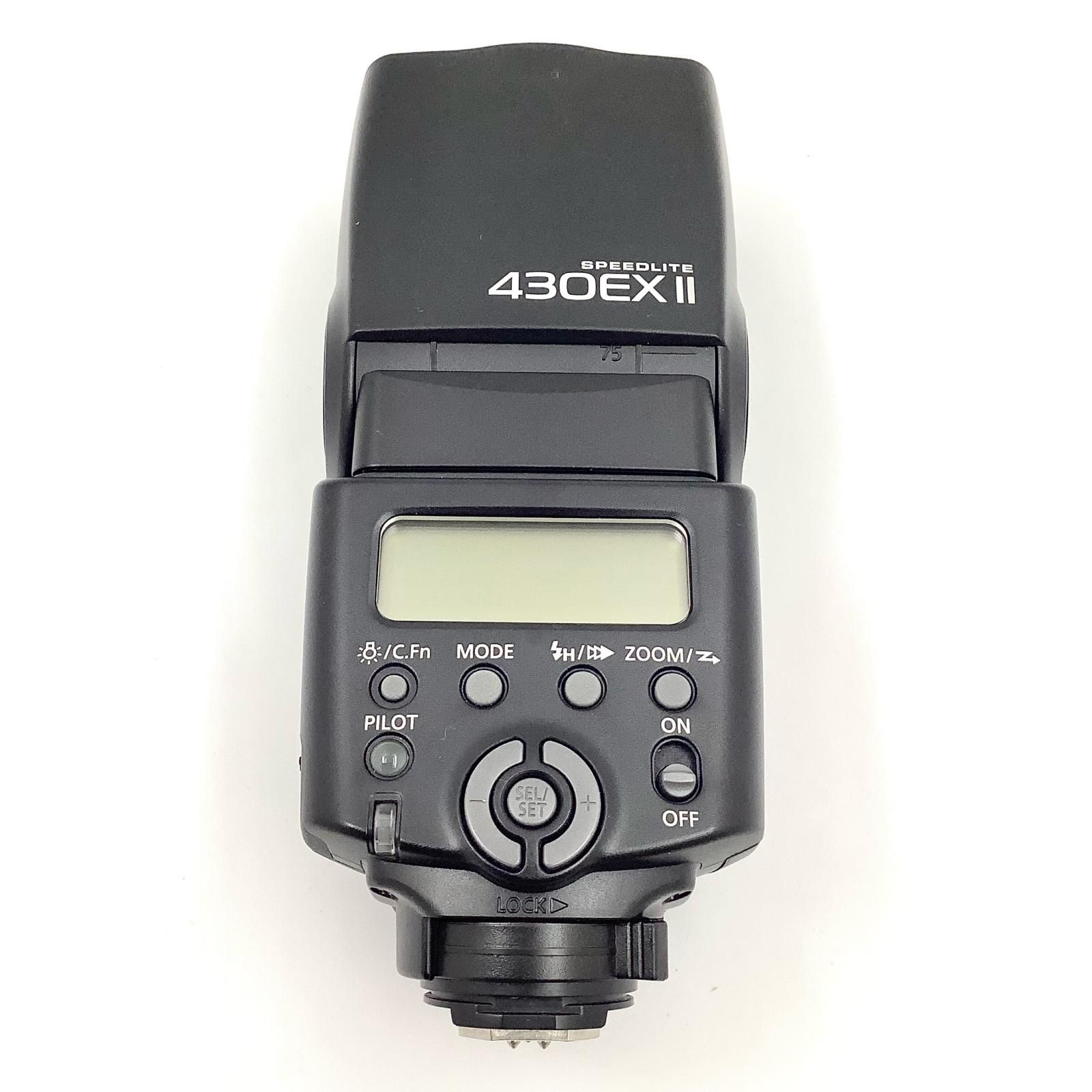 全額返金保証】【最速発送】Canon スピードライト 430EX II 美品 動作