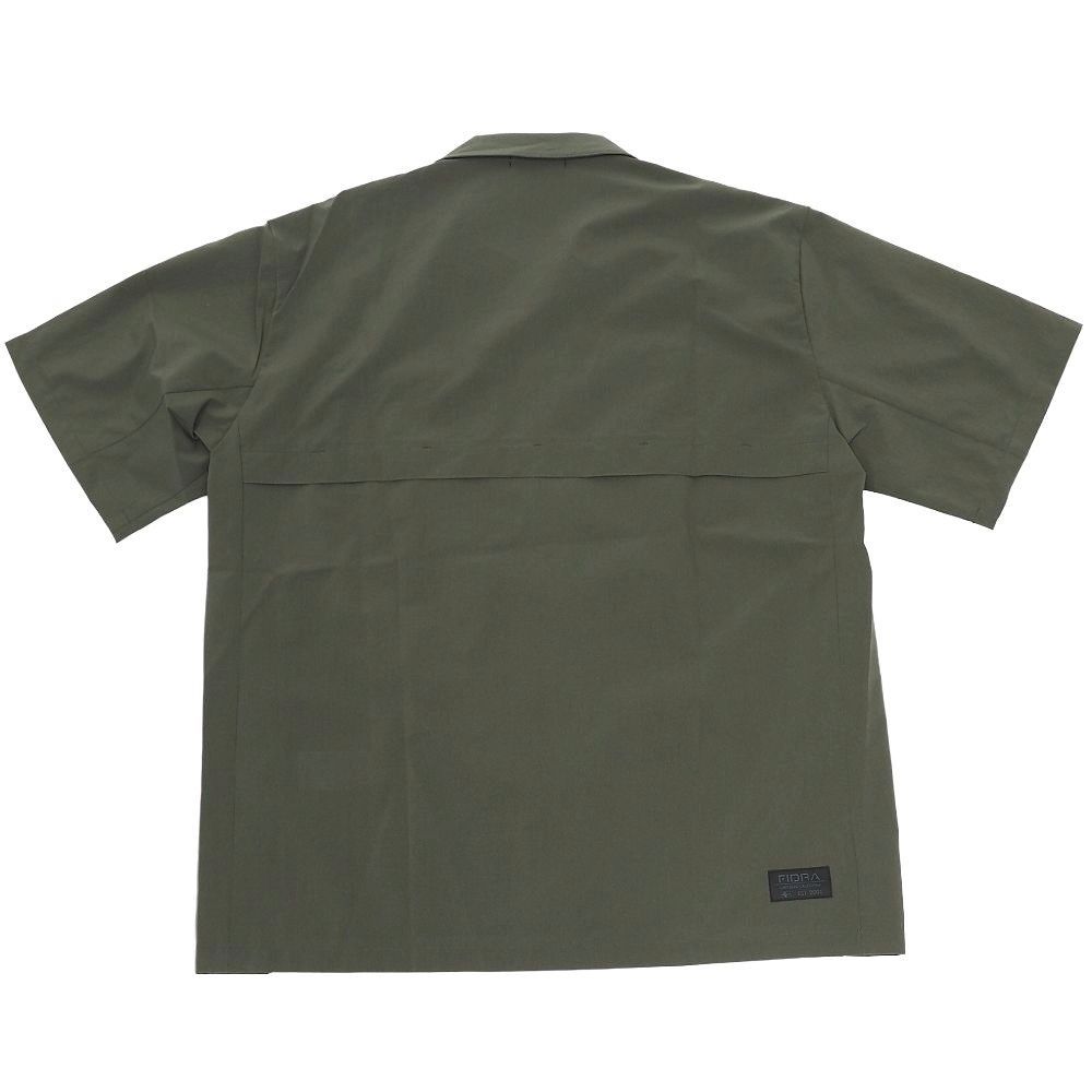 新品 FIDRA VERA COOL DOTS S/S シャツ 【サイズ：L】 カーキ FV5TTG04