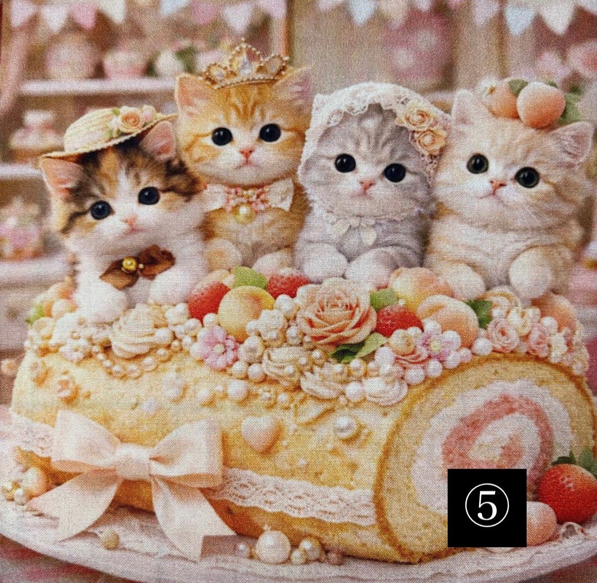 ハンドメイド オーダーページ パネル トートバッグ ポーチ ネコちゃん