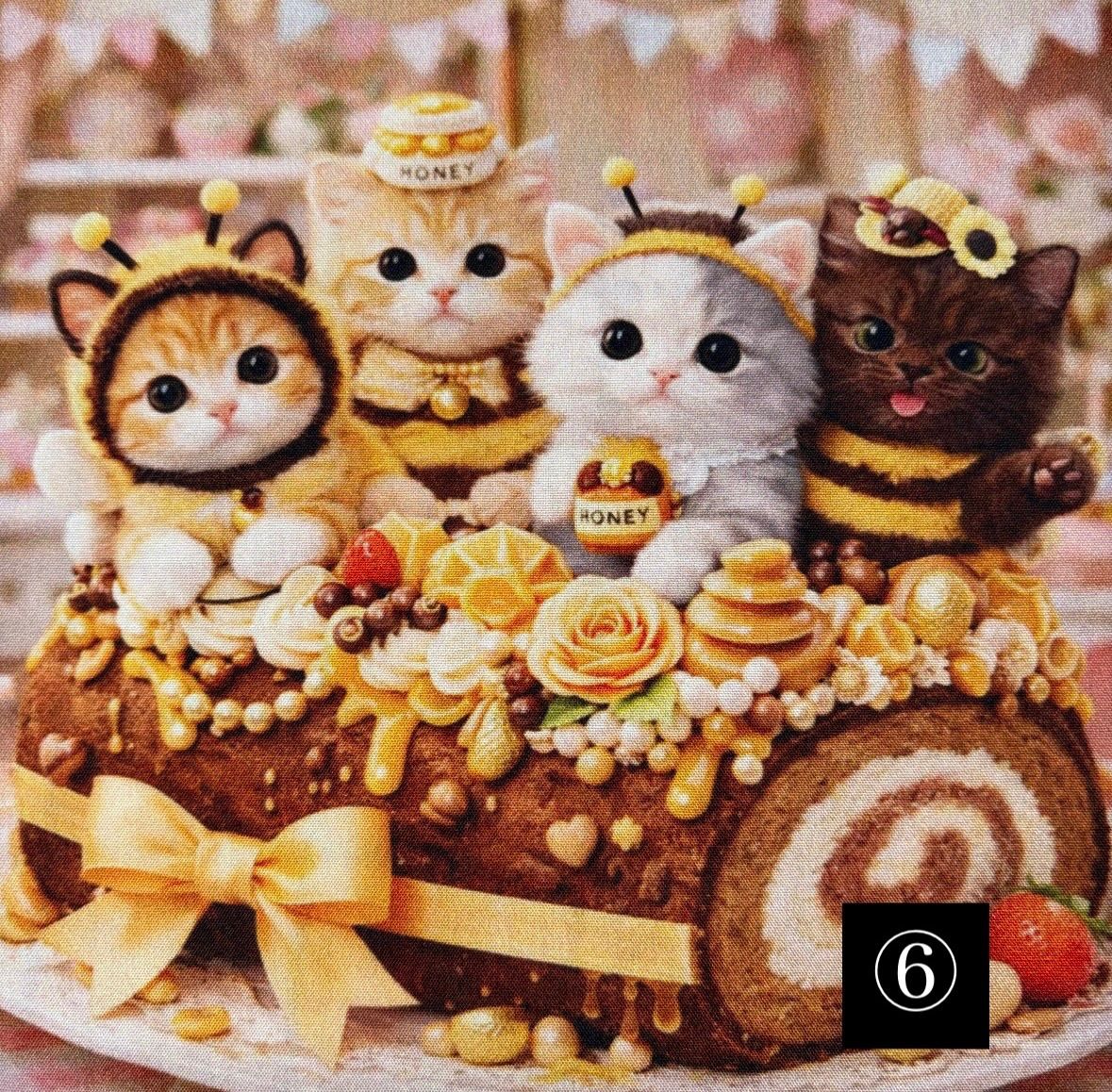 オーダー or パネルのみ ミニパネル ねこちゃん パネル生地 - メルカリ