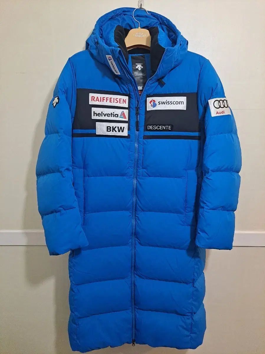 デサント スイス スキーチーム ロングダウンジャケット ロング丈